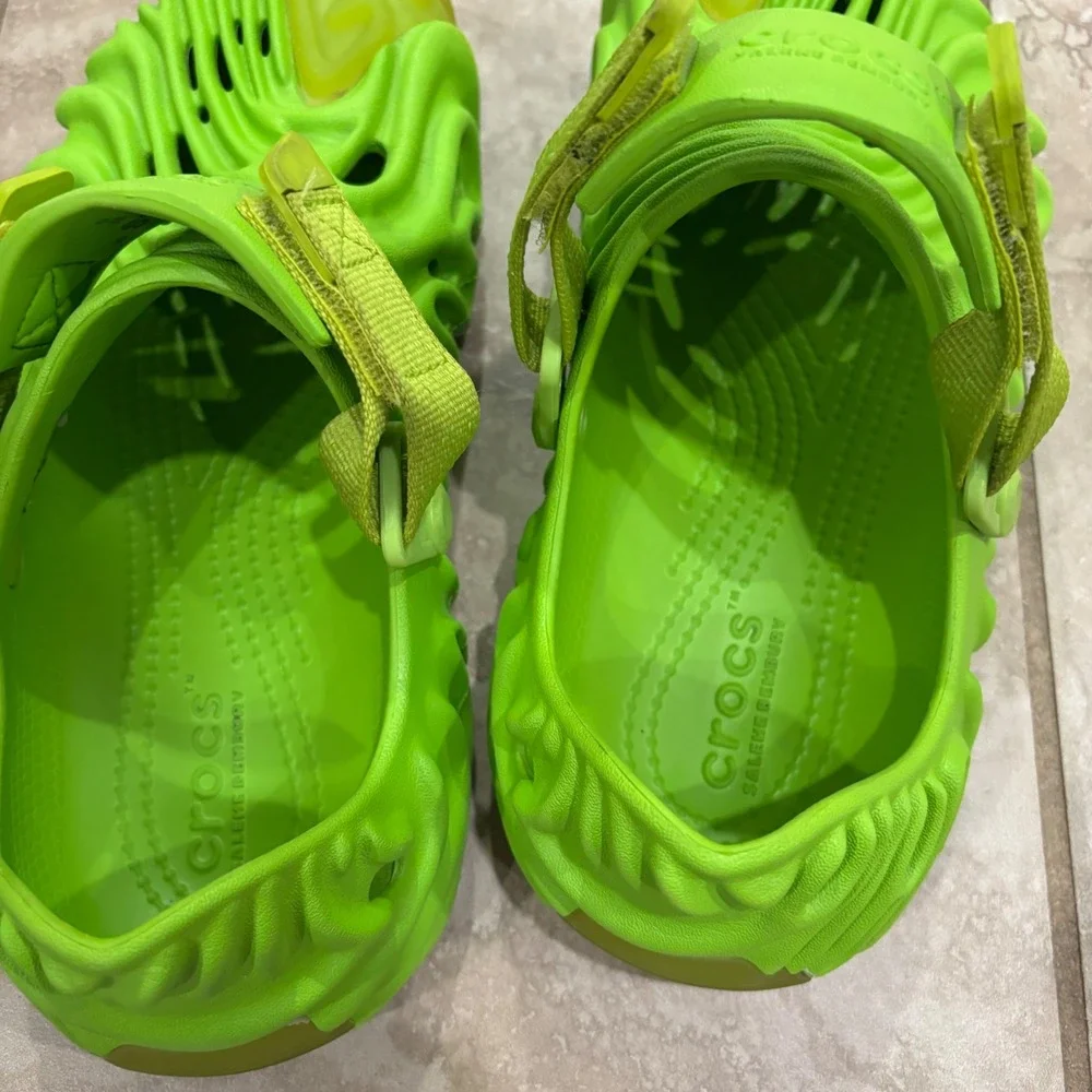 Crocs Pollex Clog Salehe Bembury Crocodile Green Mens 6 Womens 8 207393-3OT